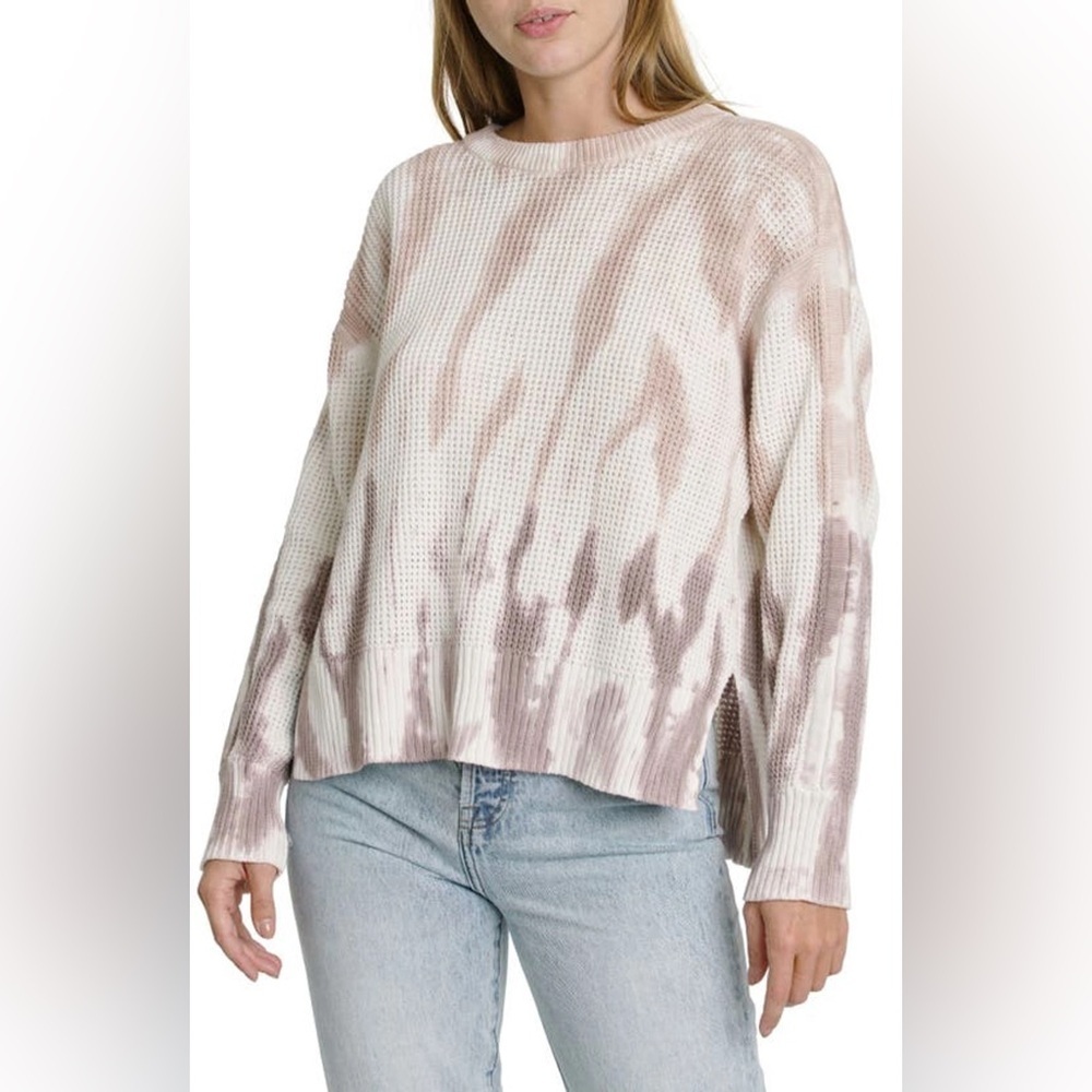 NWOT - Pistola Olga Waffle Stitch Sweater in Coral Reef - Size M